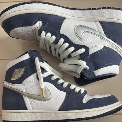 Nike Air Jordan 1 High OG CO.JP "White/Midnight Navy" (2020) (Standard Box)