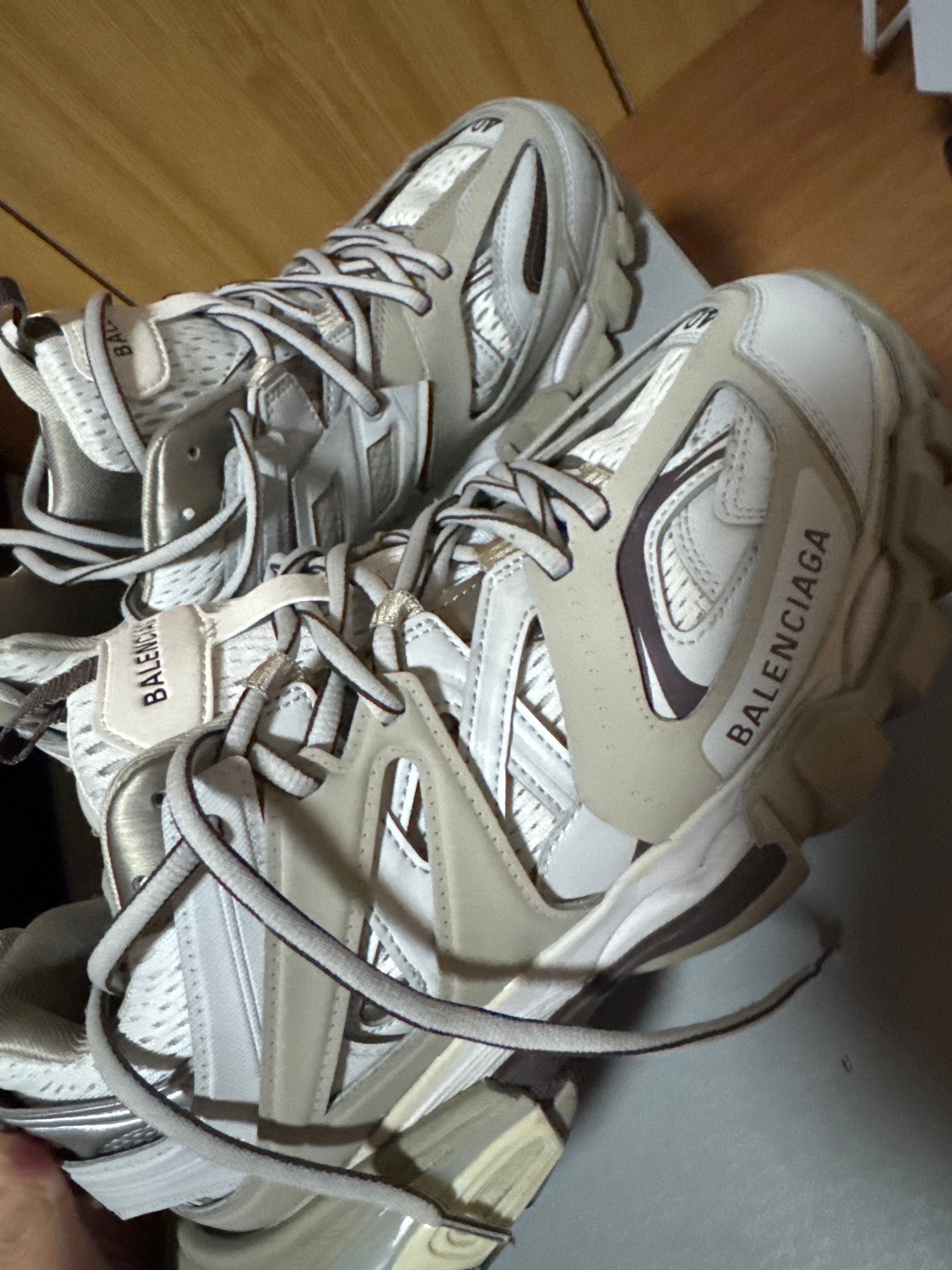 BALENCIAGA Track Sneaker "Grey/Light Beige"