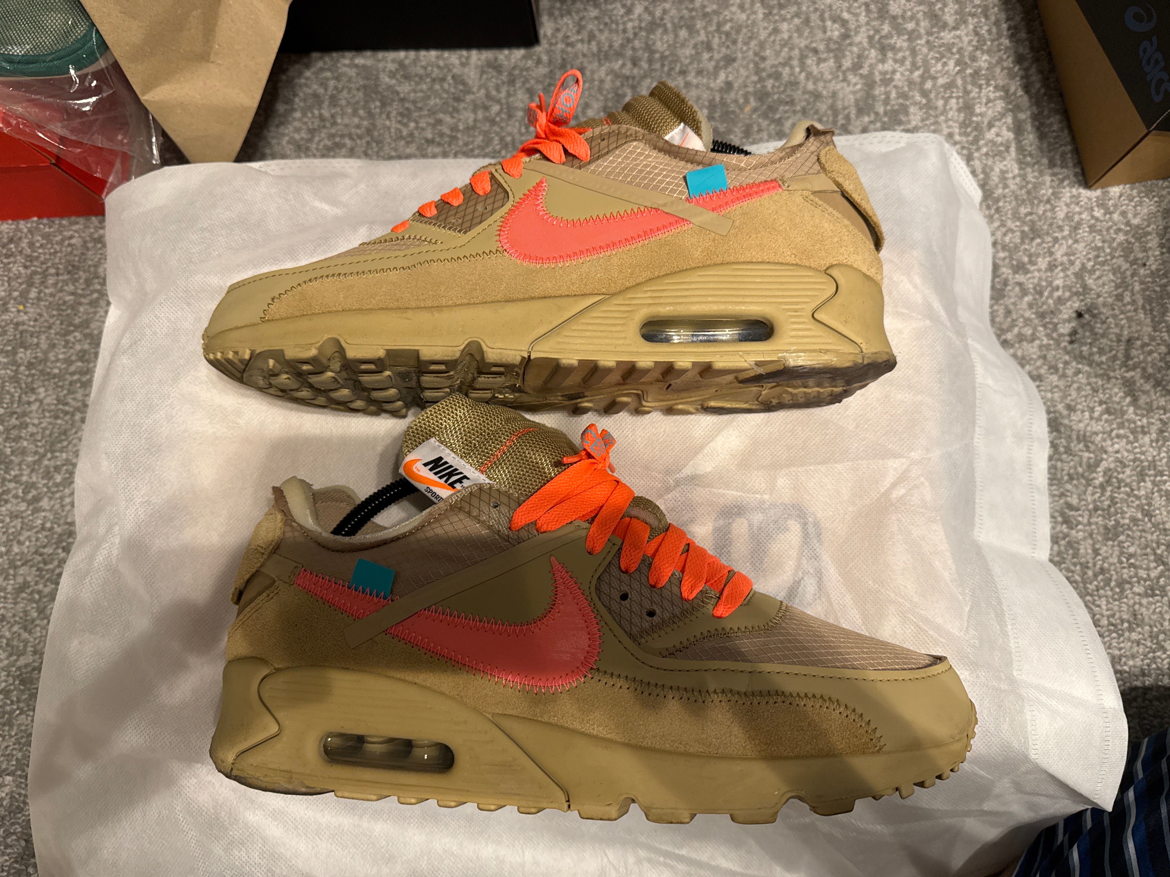 Off-White × Nike Air Max 90 "Desert Ore"