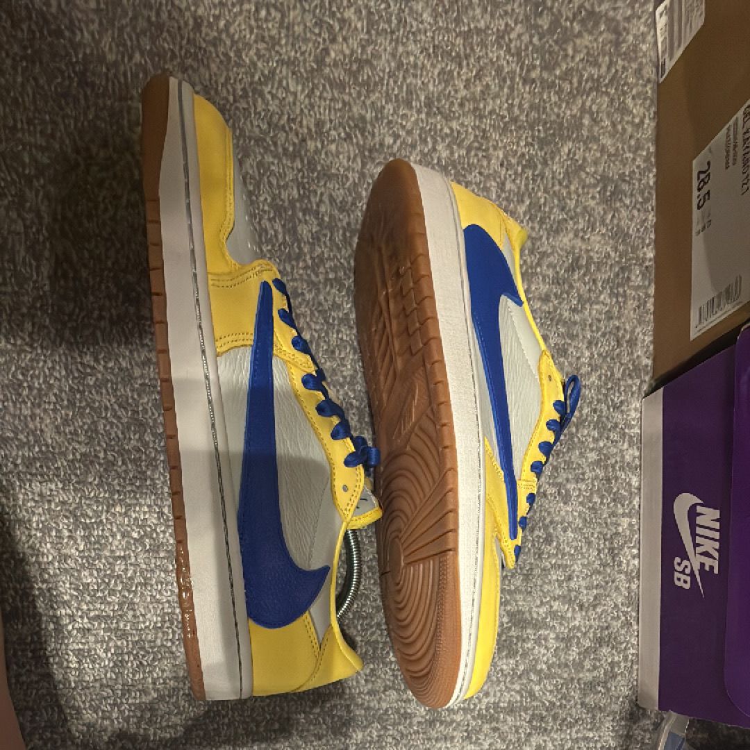 Travis Scott × Nike Women's Air Jordan 1 Retro Low OG "Canary"