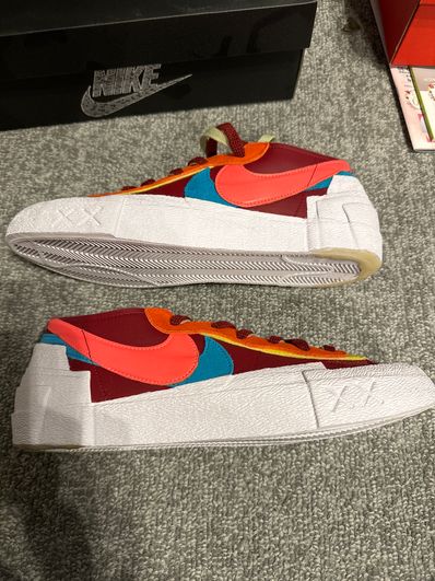 KAWS × sacai × Nike Blazer Low "Team Red"