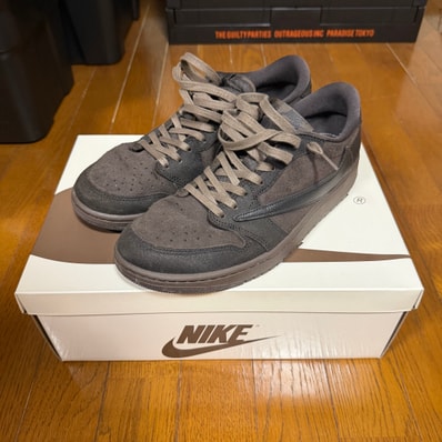 Travis Scott × Nike Air Jordan 1 Low OG SP "Velvet Brown and Dark Mocha"