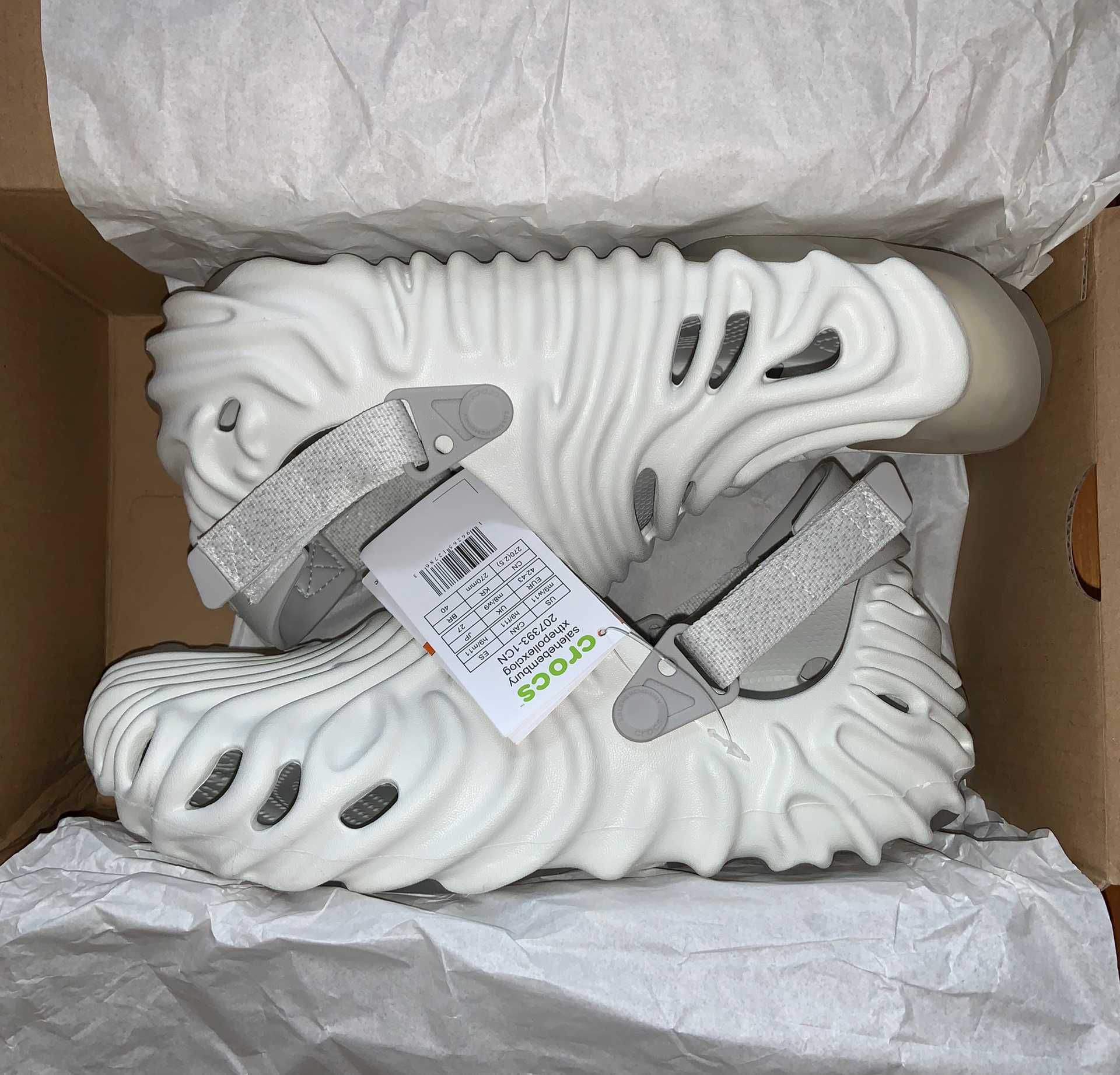 Salehe Bembury × Crocs The Pollex Clog "Stratus/Almost White"