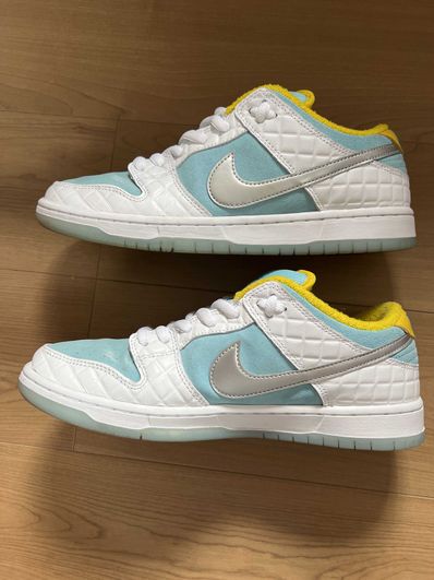 FTC × Nike SB Dunk Low "White/Blue"