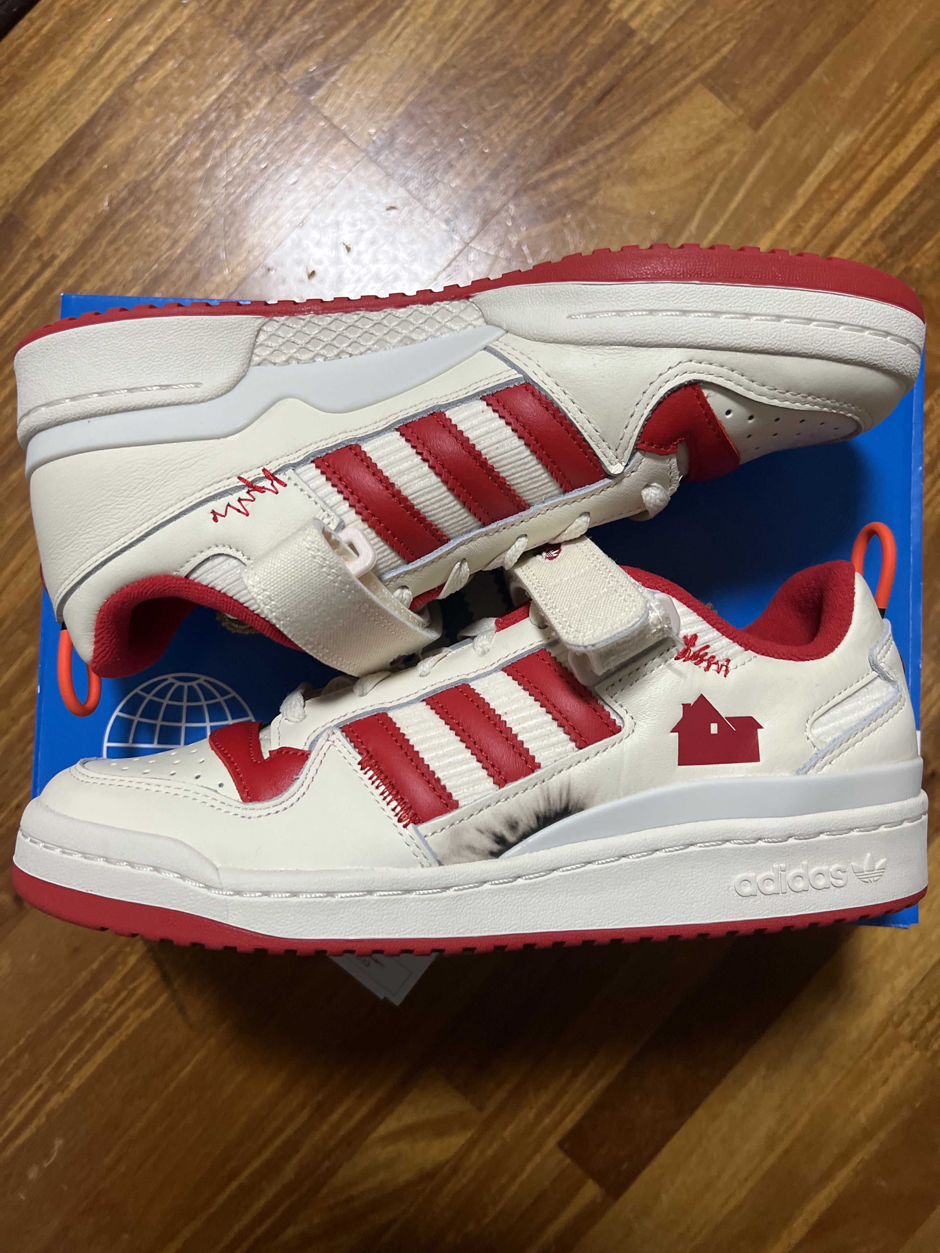 Home Alone × adidas Forum Low "Cream White/Off White"