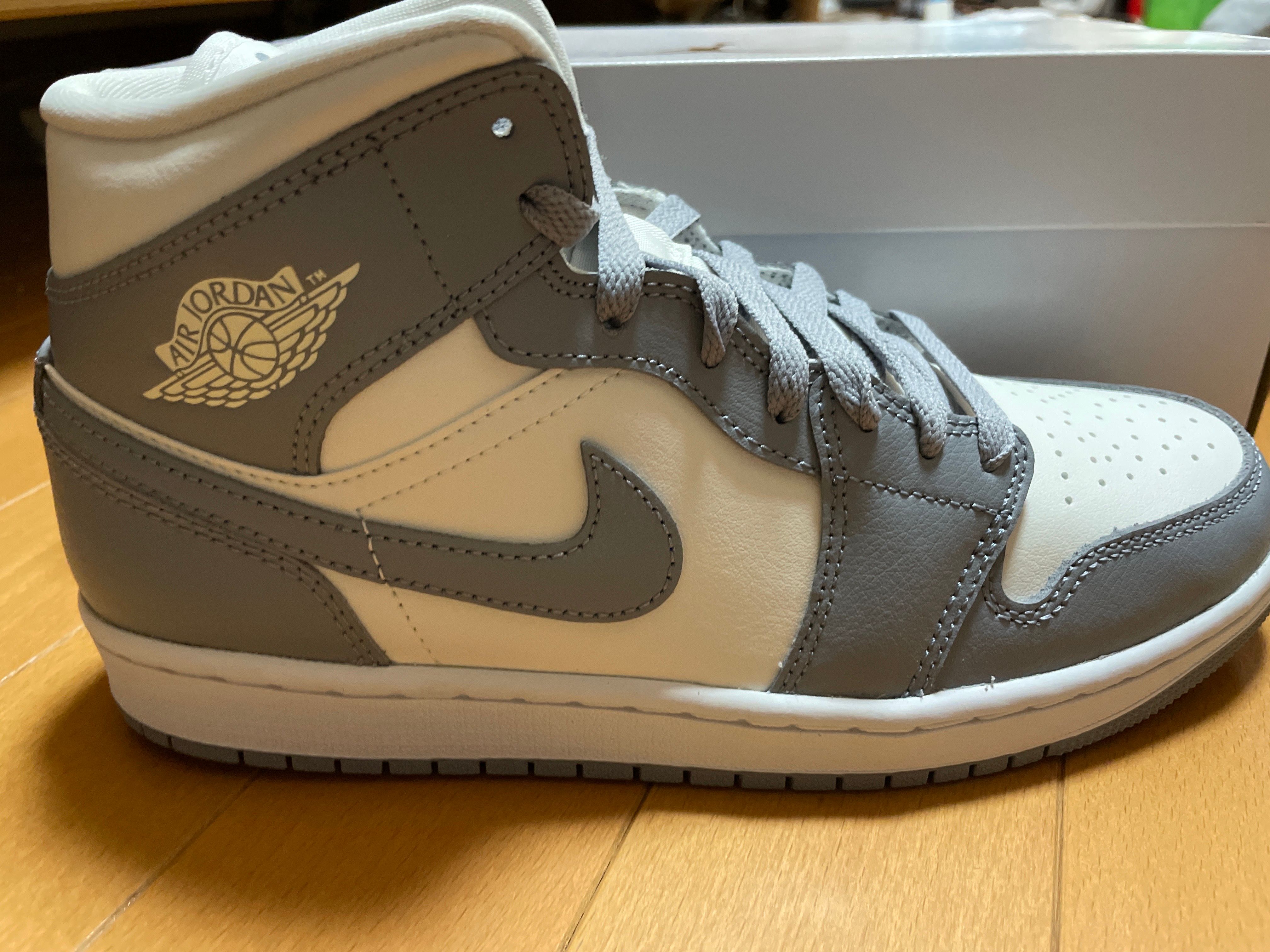 Nike Women's Air Jordan 1 Mid "Grey/Sail"