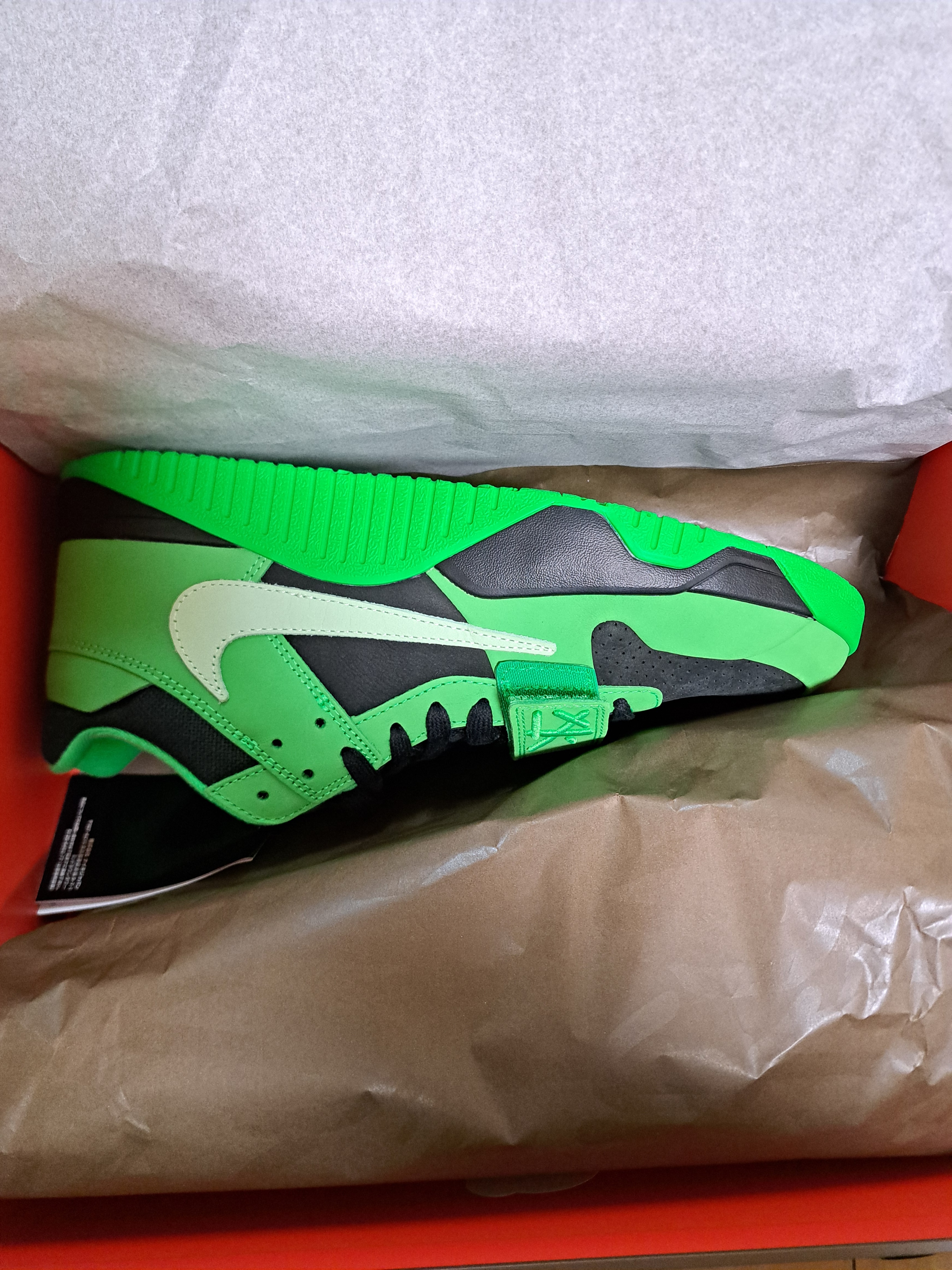 Travis Scott × Nike Jordan Jumpman Jack CJ1 T-Rexx "Green Spark"