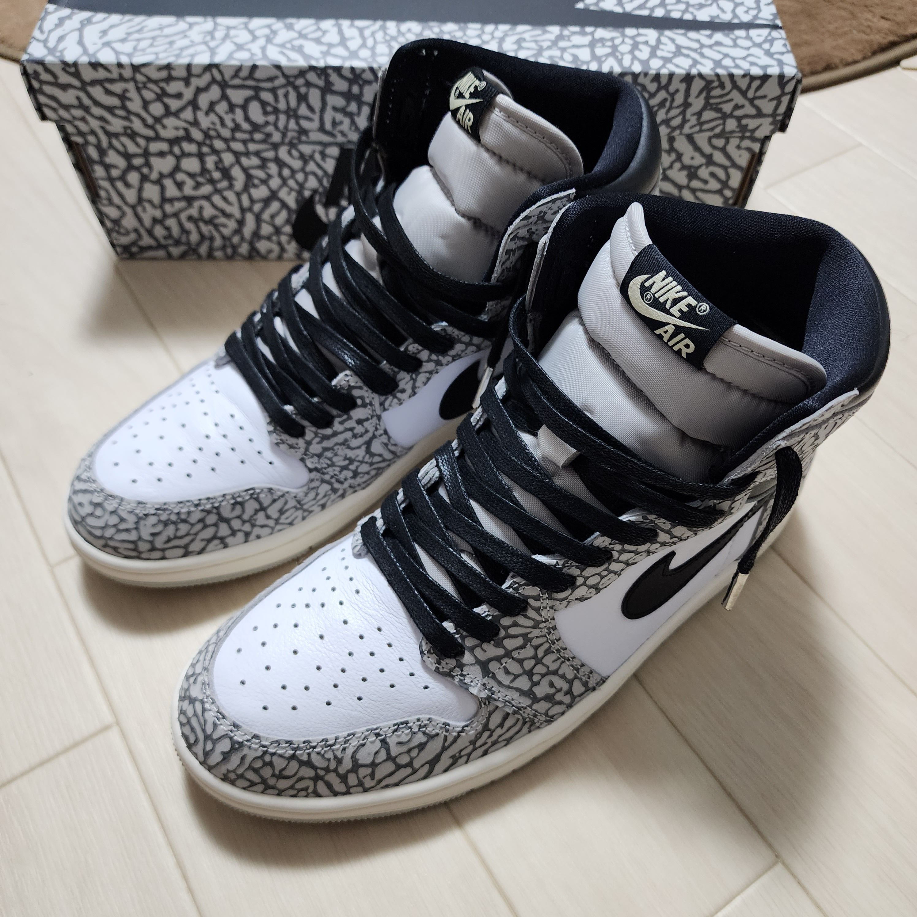 Nike Air Jordan 1 High OG "White Cement/Safari"