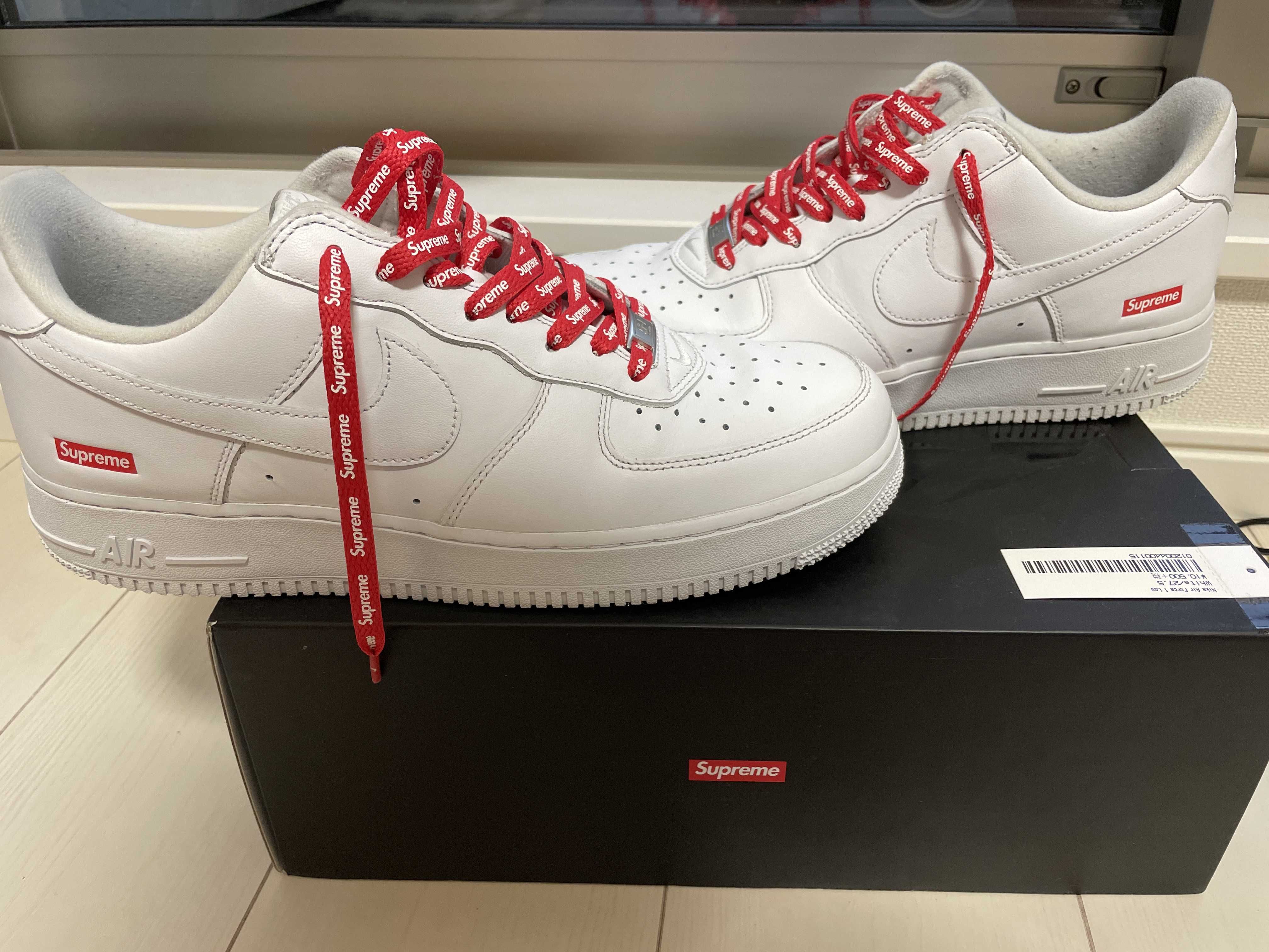 Supreme × Nike Air Force 1 Low "White"