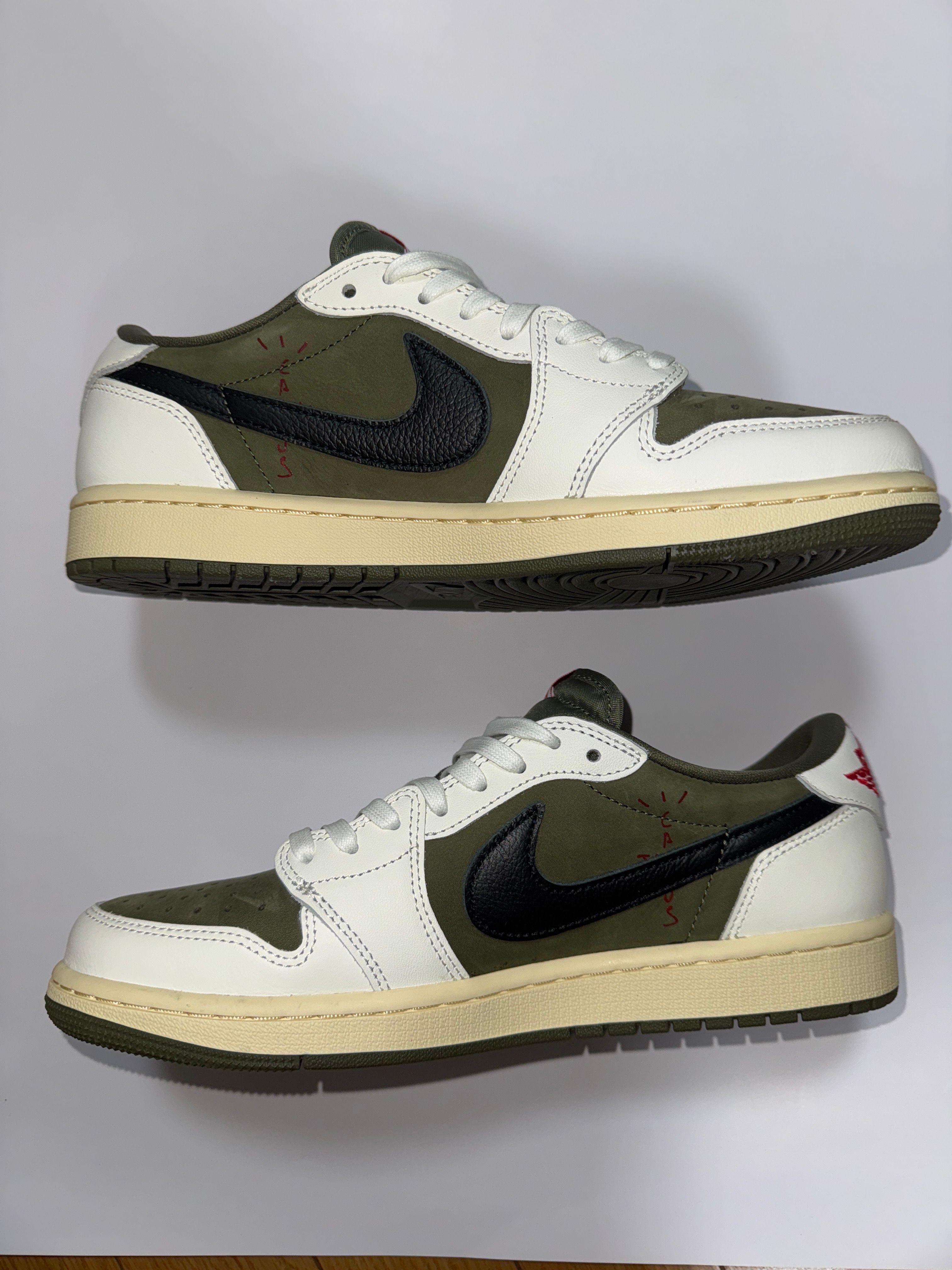 Travis Scott × Nike Air Jordan 1 Low OG SP "Reverse Olive"