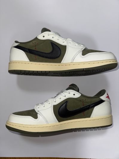 Travis Scott × Nike Air Jordan 1 Low OG SP "Reverse Olive"