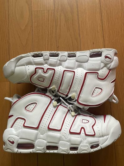 NIKE AIR MORE UPTEMPO "WHITE/VARSITY RED" (2021)
