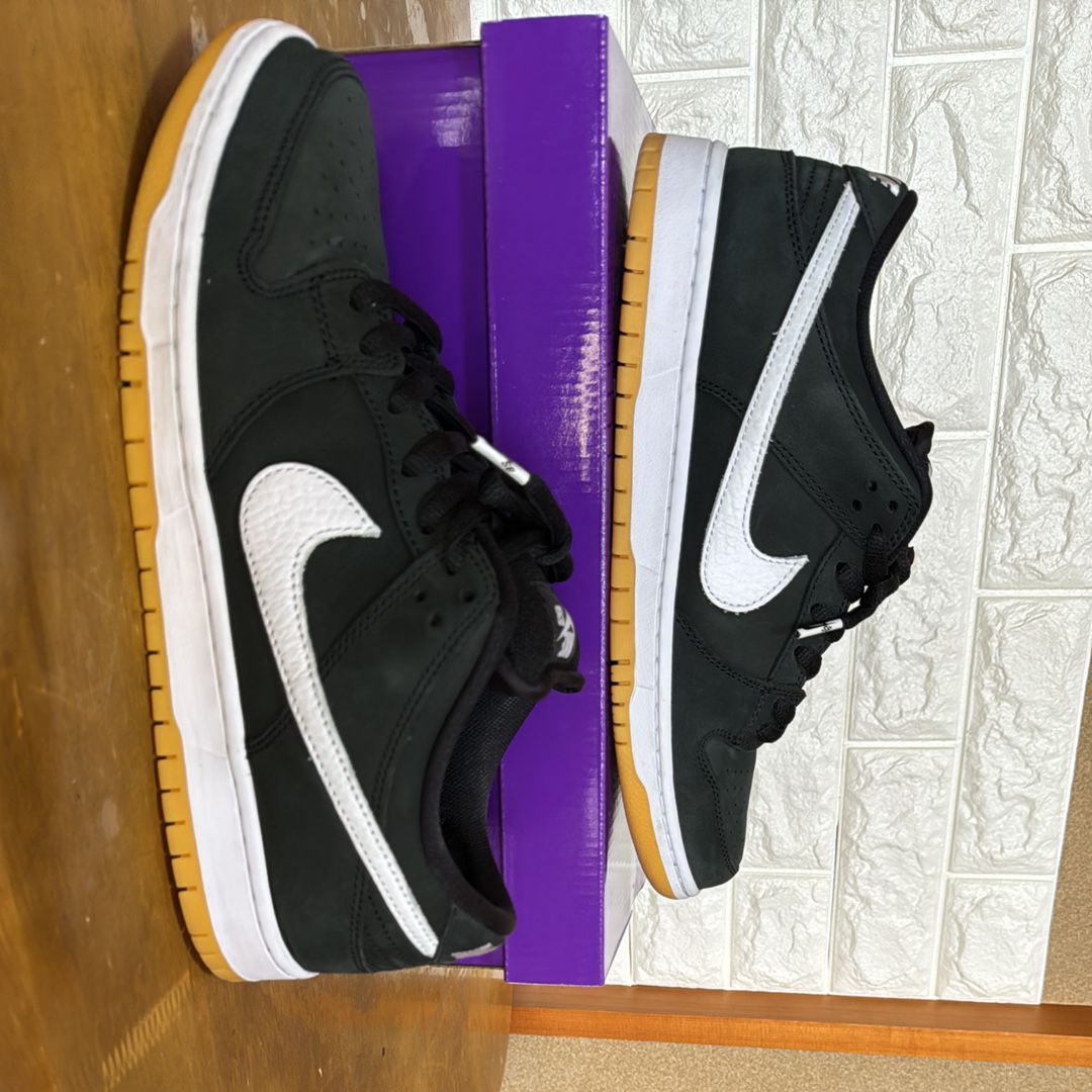Nike SB Dunk Low Pro "Black/WhiteBlack-Gum Light Brown"