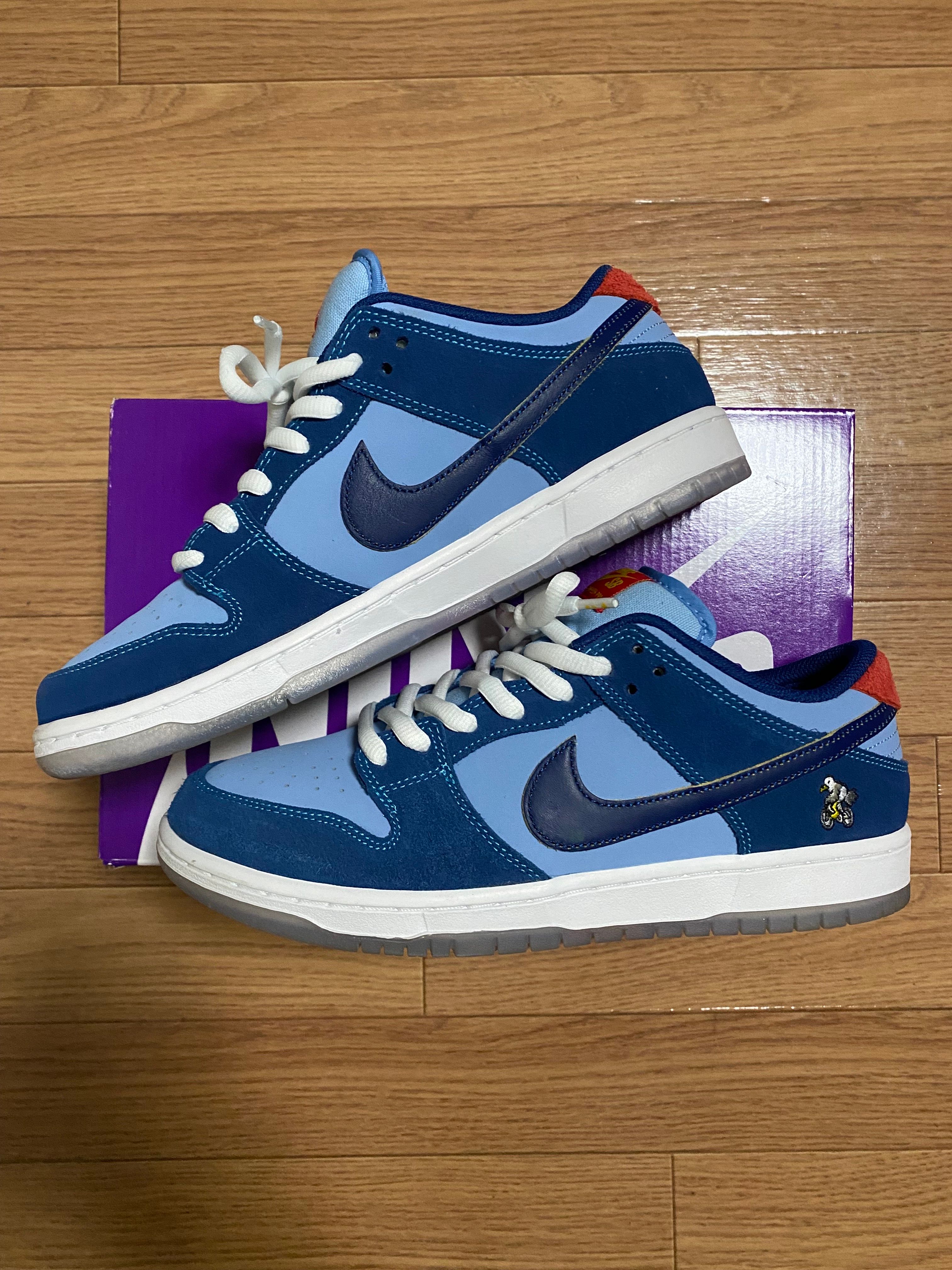 Why So Sad? × Nike SB Dunk Low "Coastal Blue/Speed Yellow-University Red"