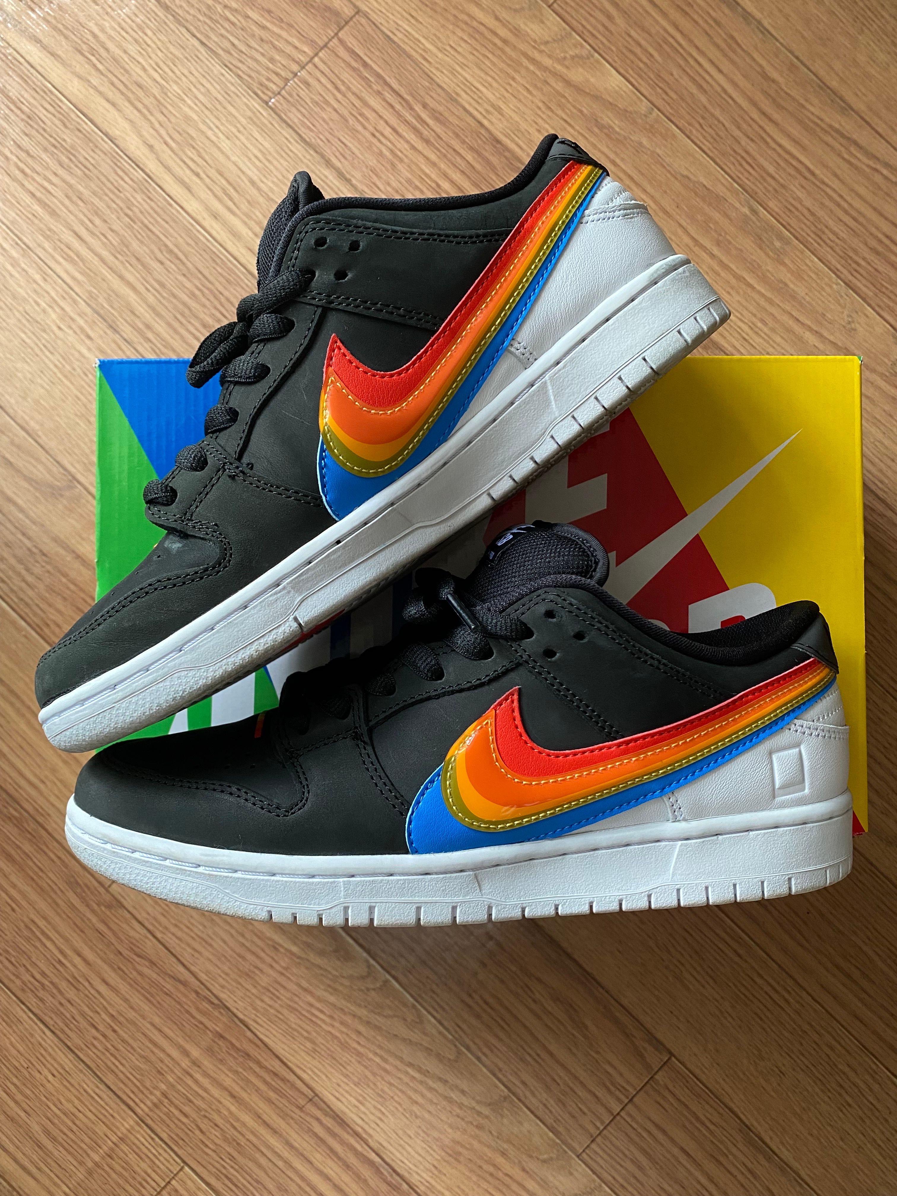 Polaroid × Nike SB Dunk Low Pro QS "Black/White"