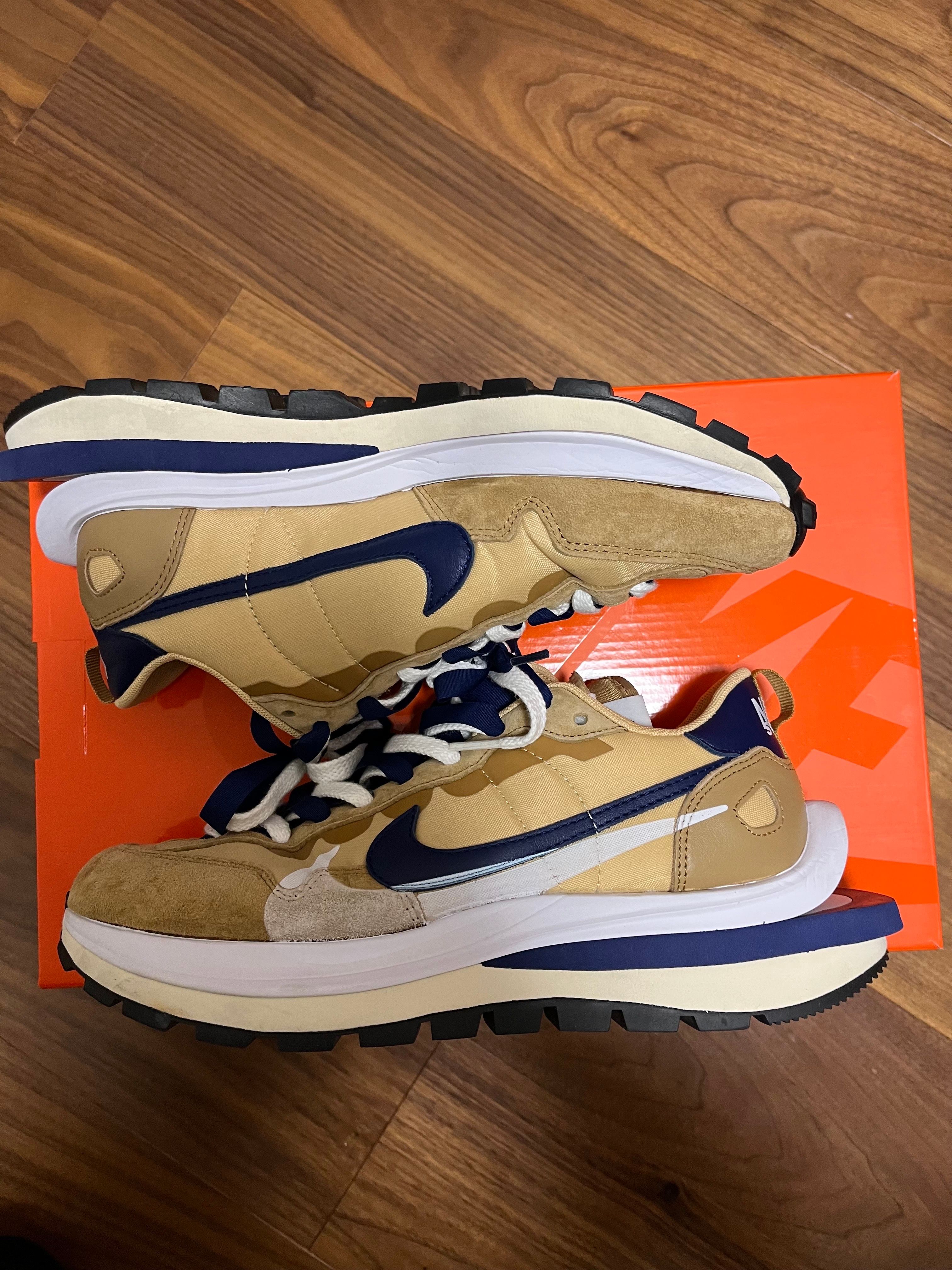 Sacai × Nike Vapor Waffle "Sesame And Blue Void"