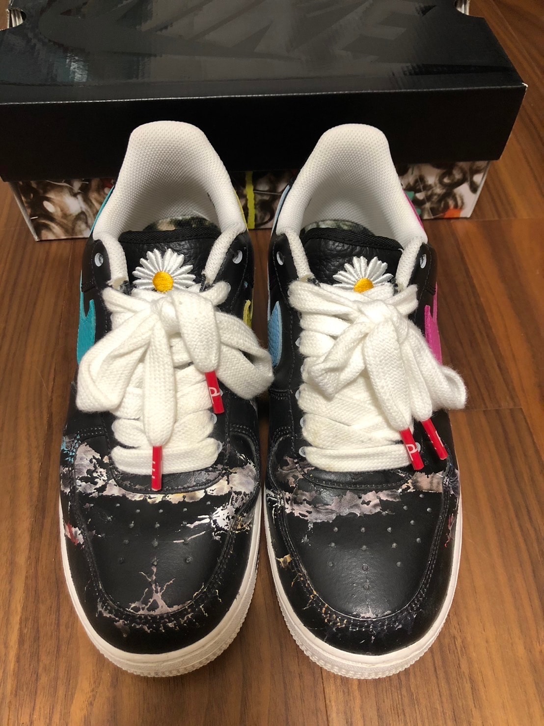 PEACEMINUSONE × Nike Air Force 1 Low '07 Para-Noise 3.0 "Black and Multi-Color" / G-DRAGON