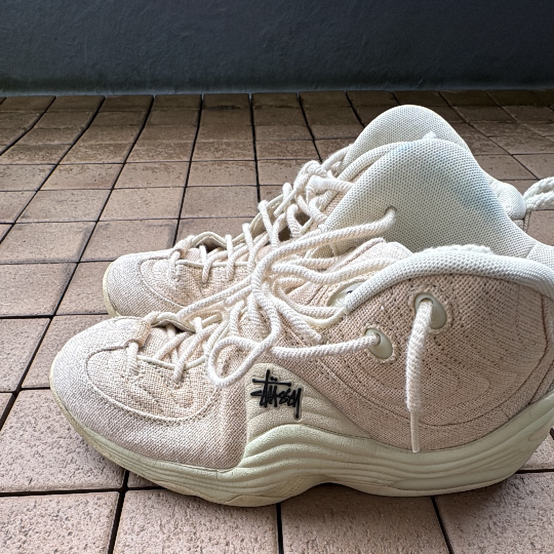 Stussy × Nike Air Penny 2 "Fossil"