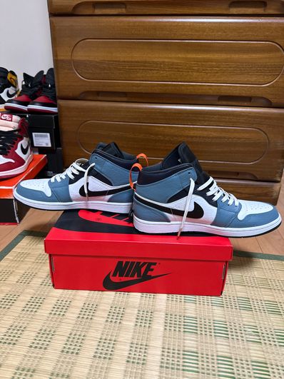 FACETASM × Nike Air Jordan 1 Mid "White/Navy"