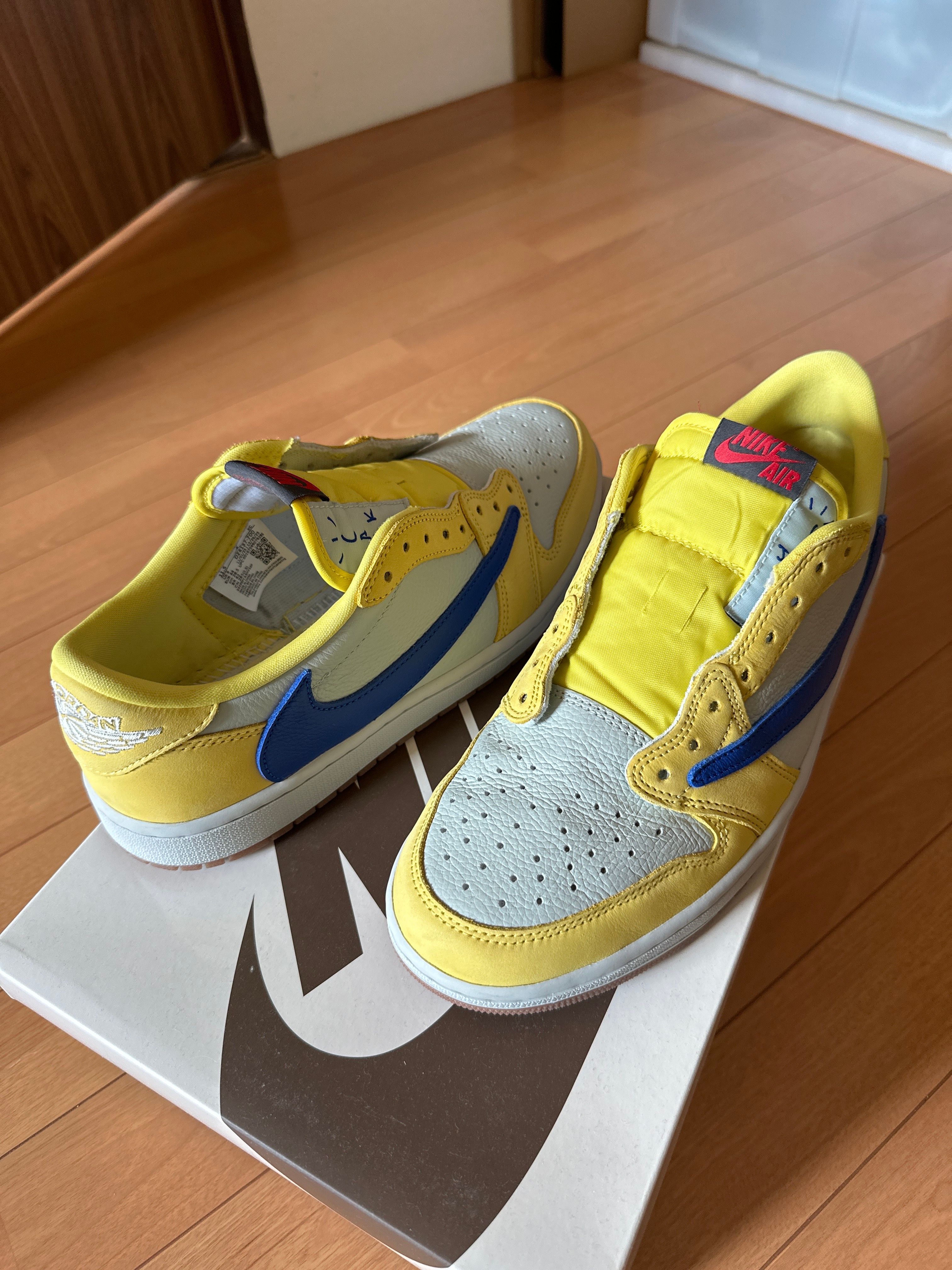 Travis Scott × Nike Women's Air Jordan 1 Retro Low OG "Canary"