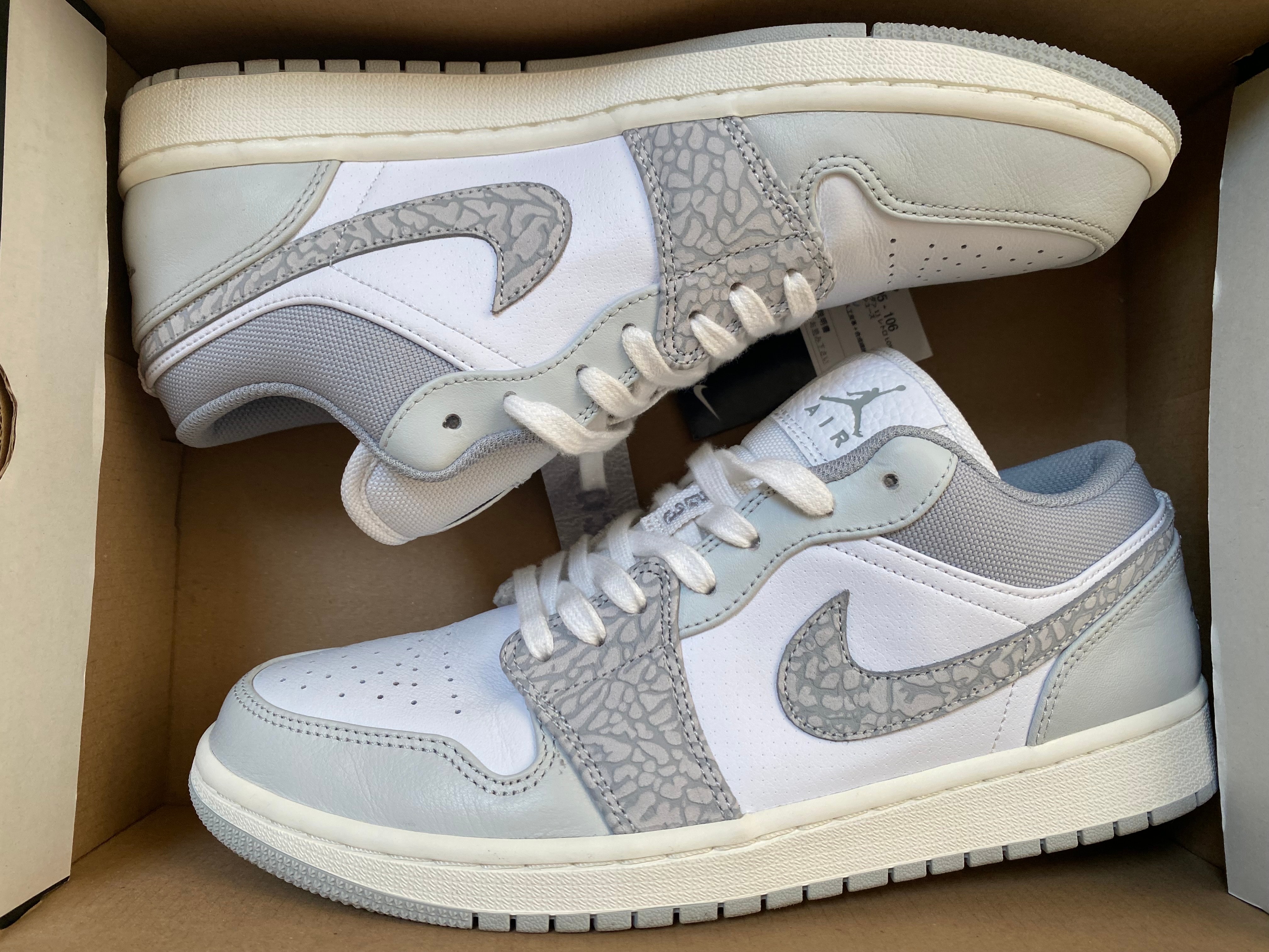 Nike Air Jordan 1 Low PRM "Elephant Print/Safari"