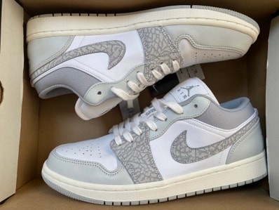Nike Air Jordan 1 Low PRM "Elephant Print/Safari"
