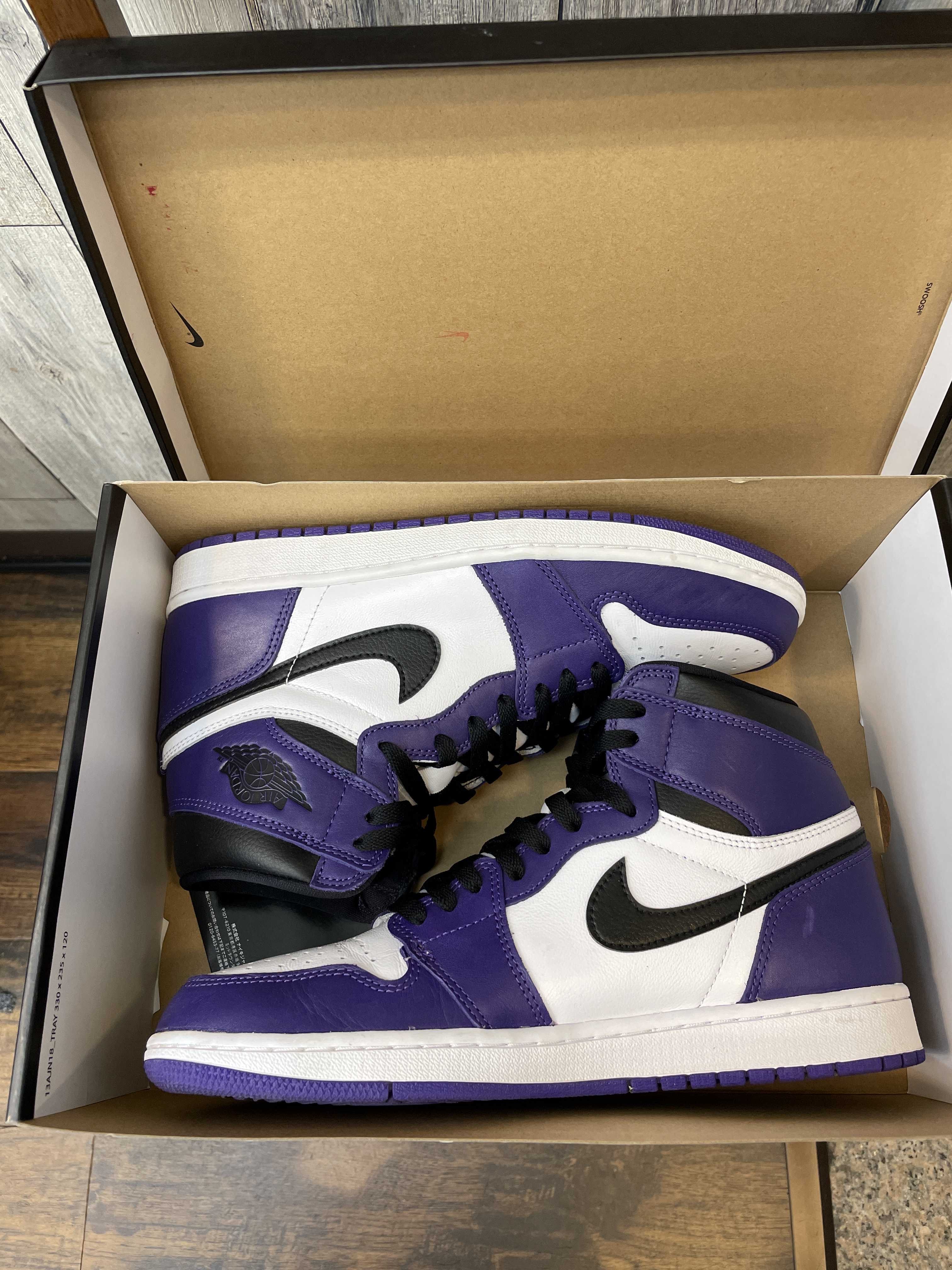 Nike Air Jordan 1 Retro High OG "Court Purple White/Black" (2020)