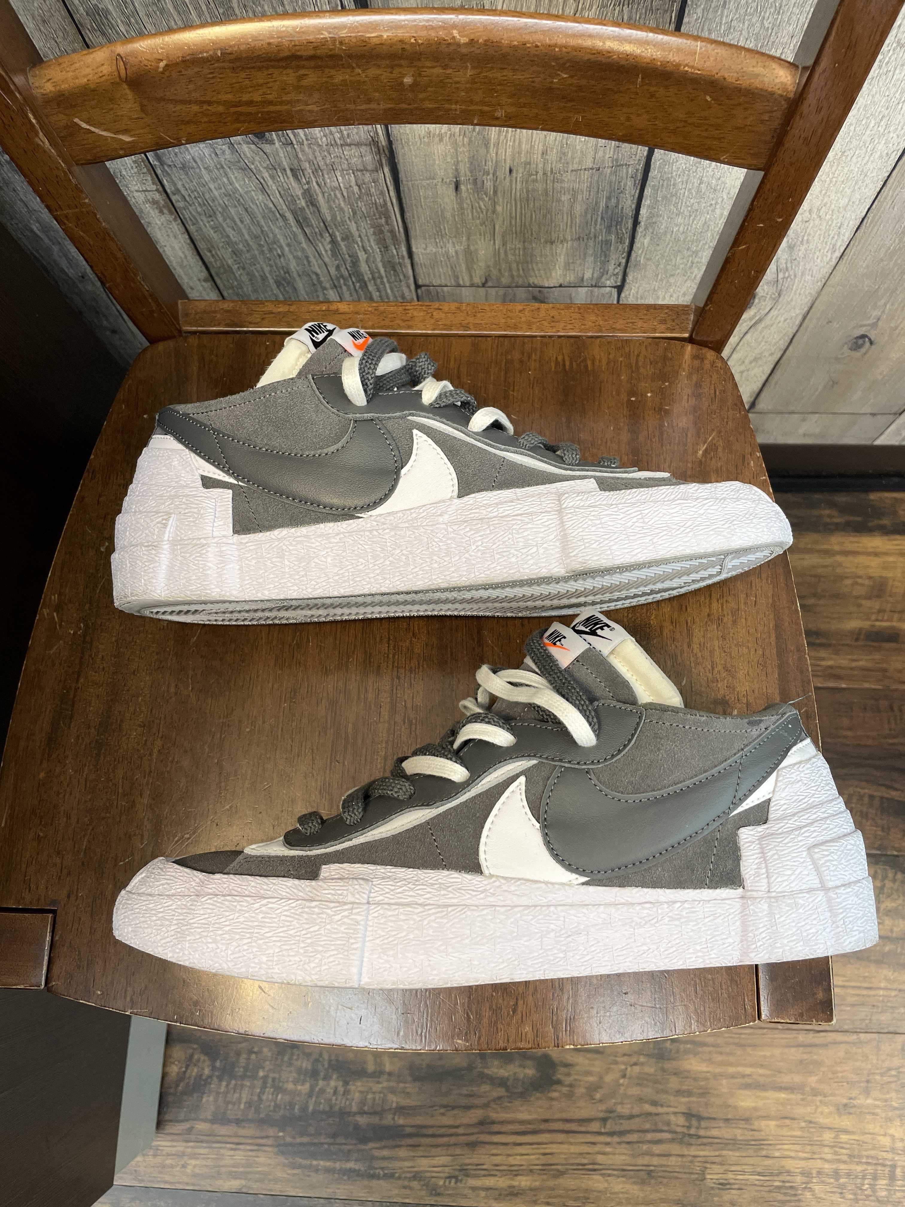 Sacai × Nike Blazer Low "Iron Grey"