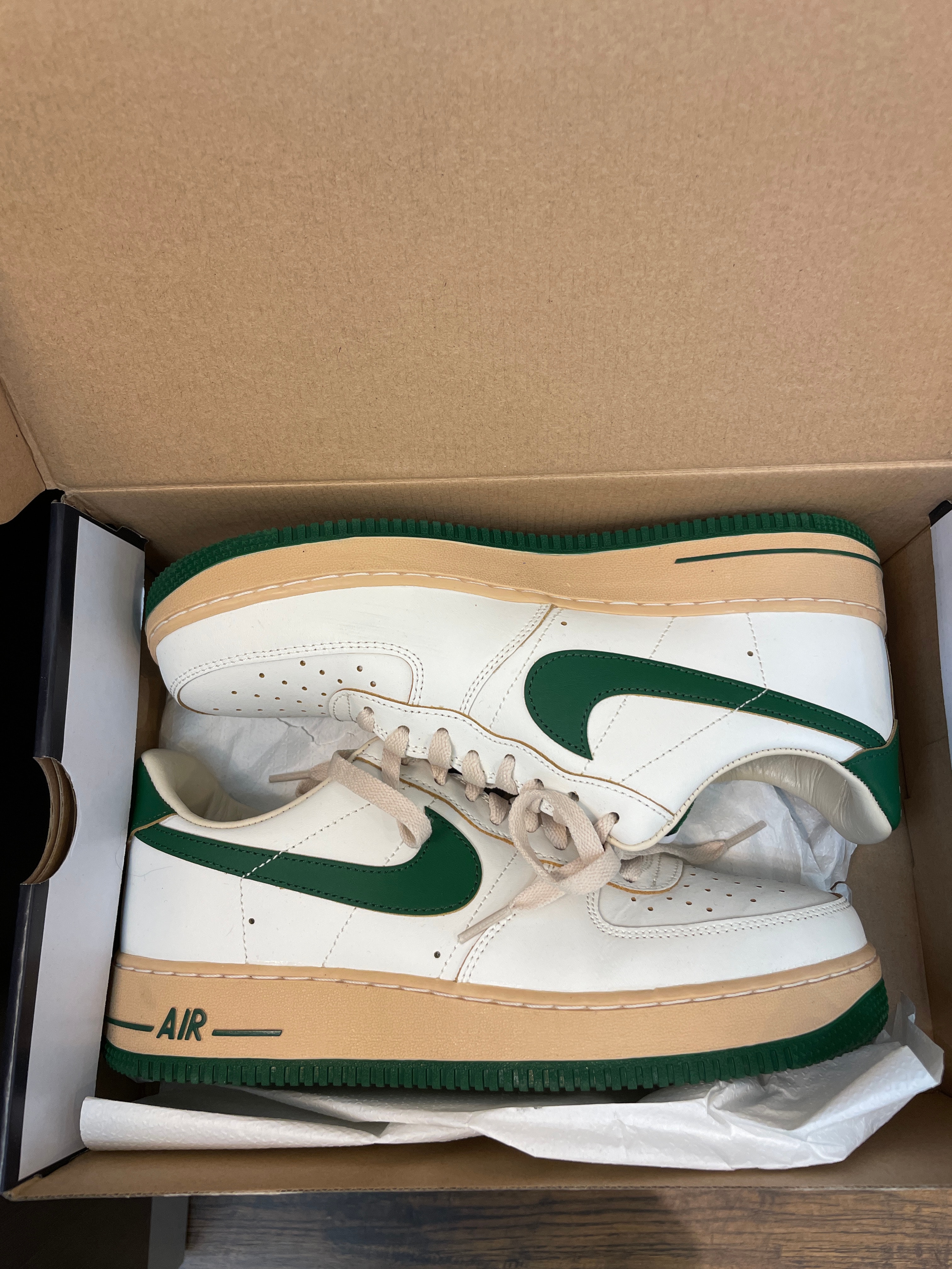 Nike Women's Air Force 1 Low "Green and Muslin"