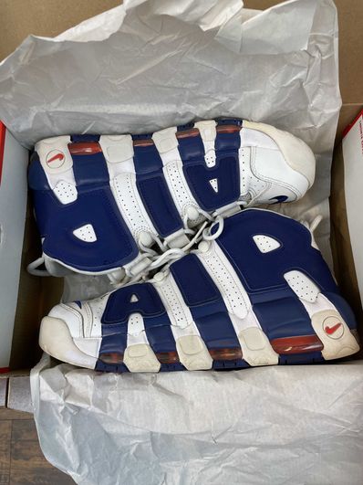 NIKE AIR MORE UPTEMPO 96 "WHITE/DEEP ROYAL BLUE"