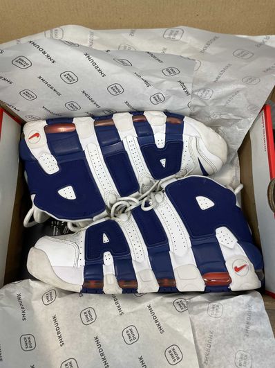 NIKE AIR MORE UPTEMPO 96 "WHITE/DEEP ROYAL BLUE"