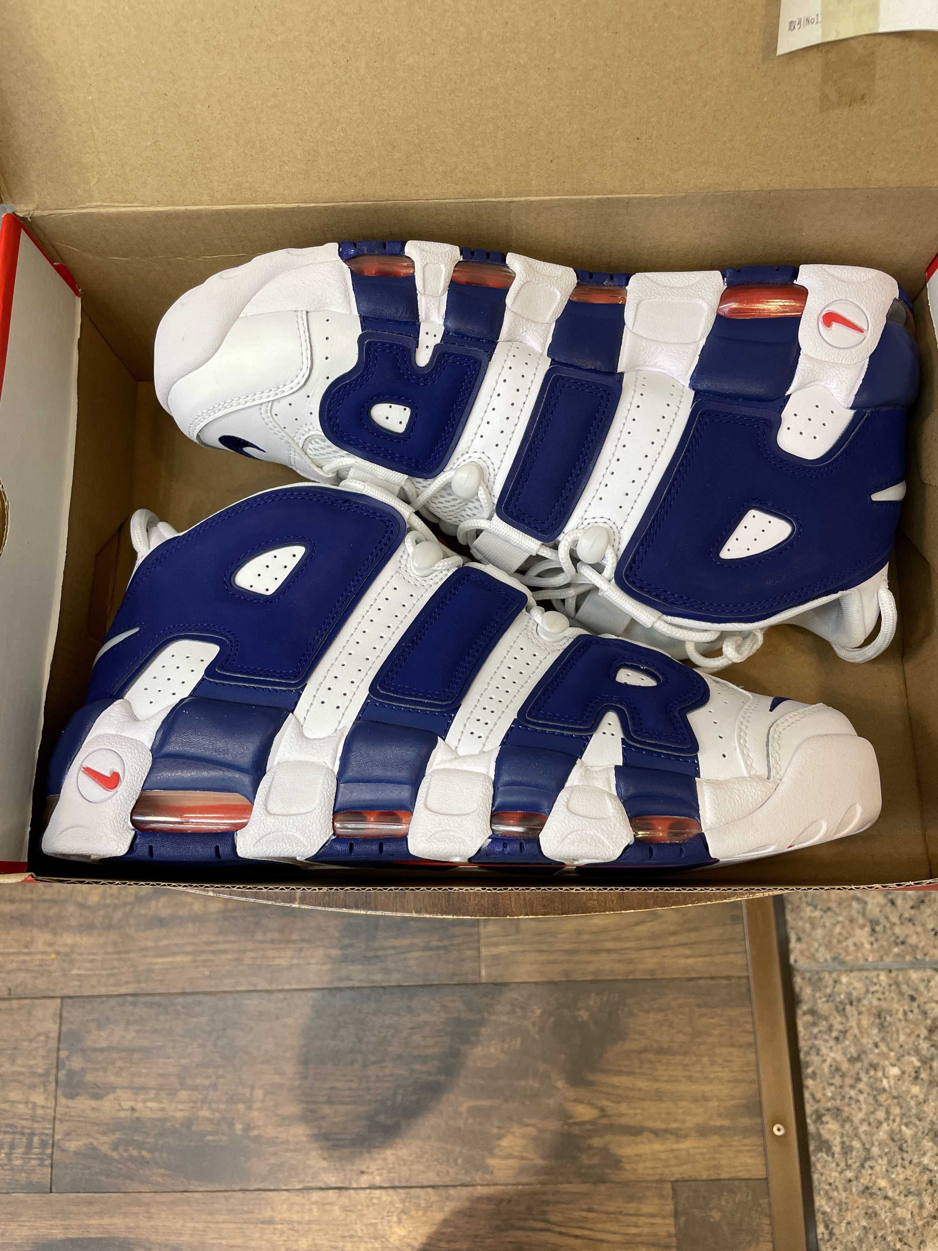 NIKE AIR MORE UPTEMPO 96 "WHITE/DEEP ROYAL BLUE"