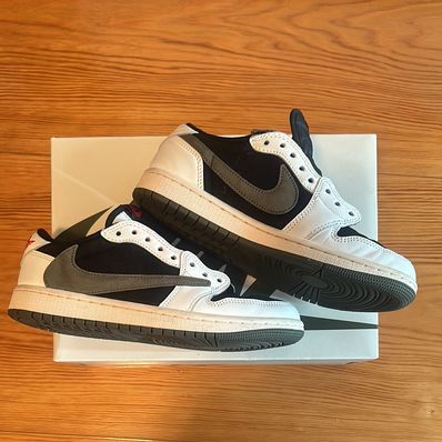 Travis Scott × Nike Women's Air Jordan 1 Low OG "Medium Olive"