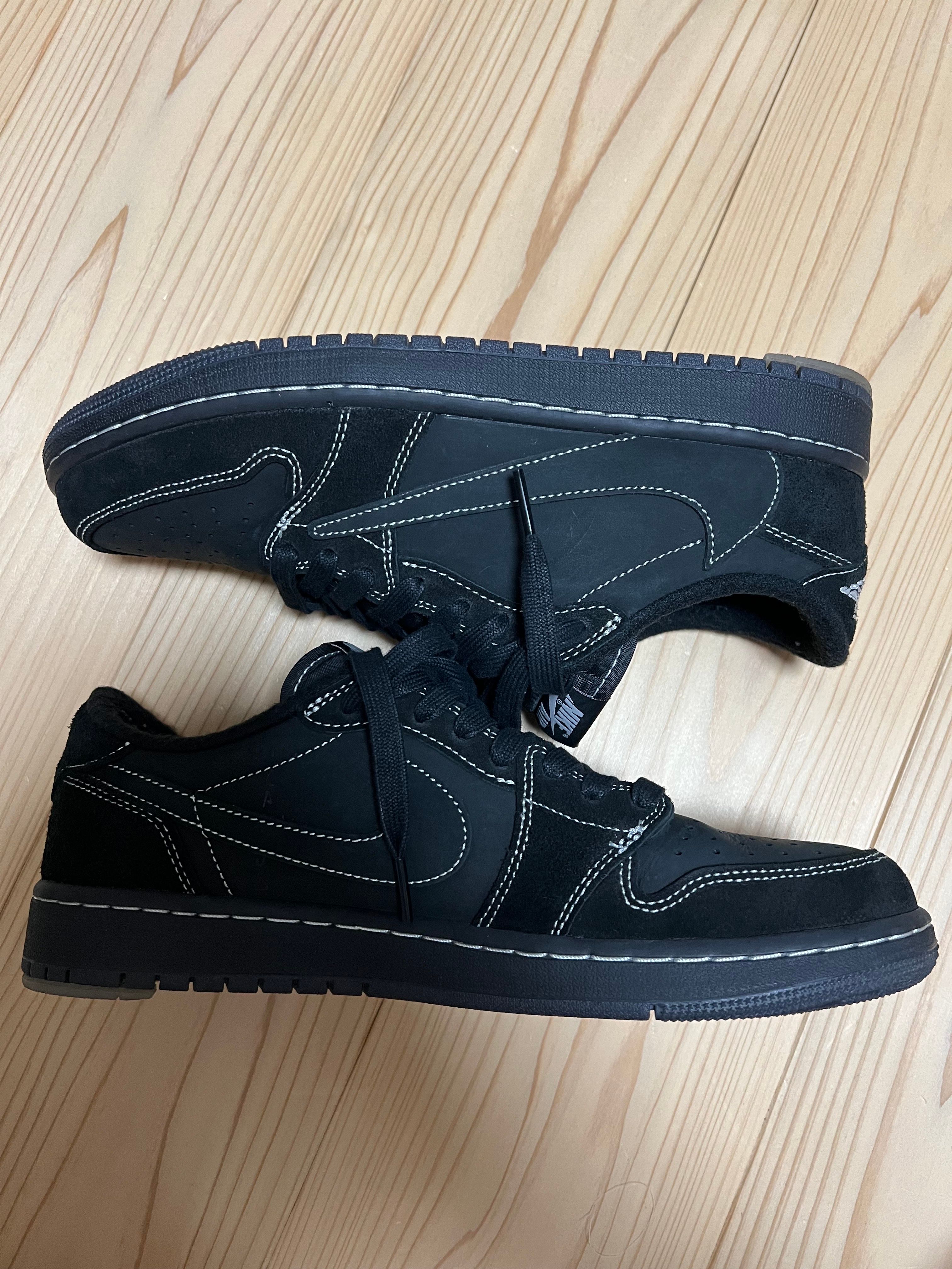 Travis Scott × Nike Air Jordan 1 Low OG SP "Black Phantom"