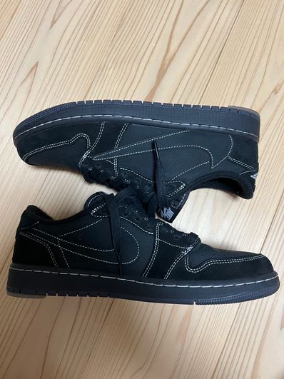 Travis Scott × Nike Air Jordan 1 Low OG SP "Black Phantom"