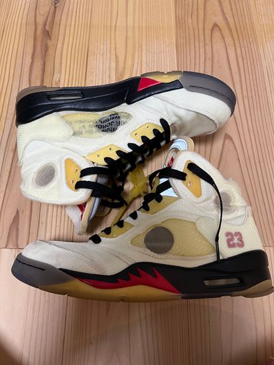 Off-White × Nike Air Jordan 5 "Sail"