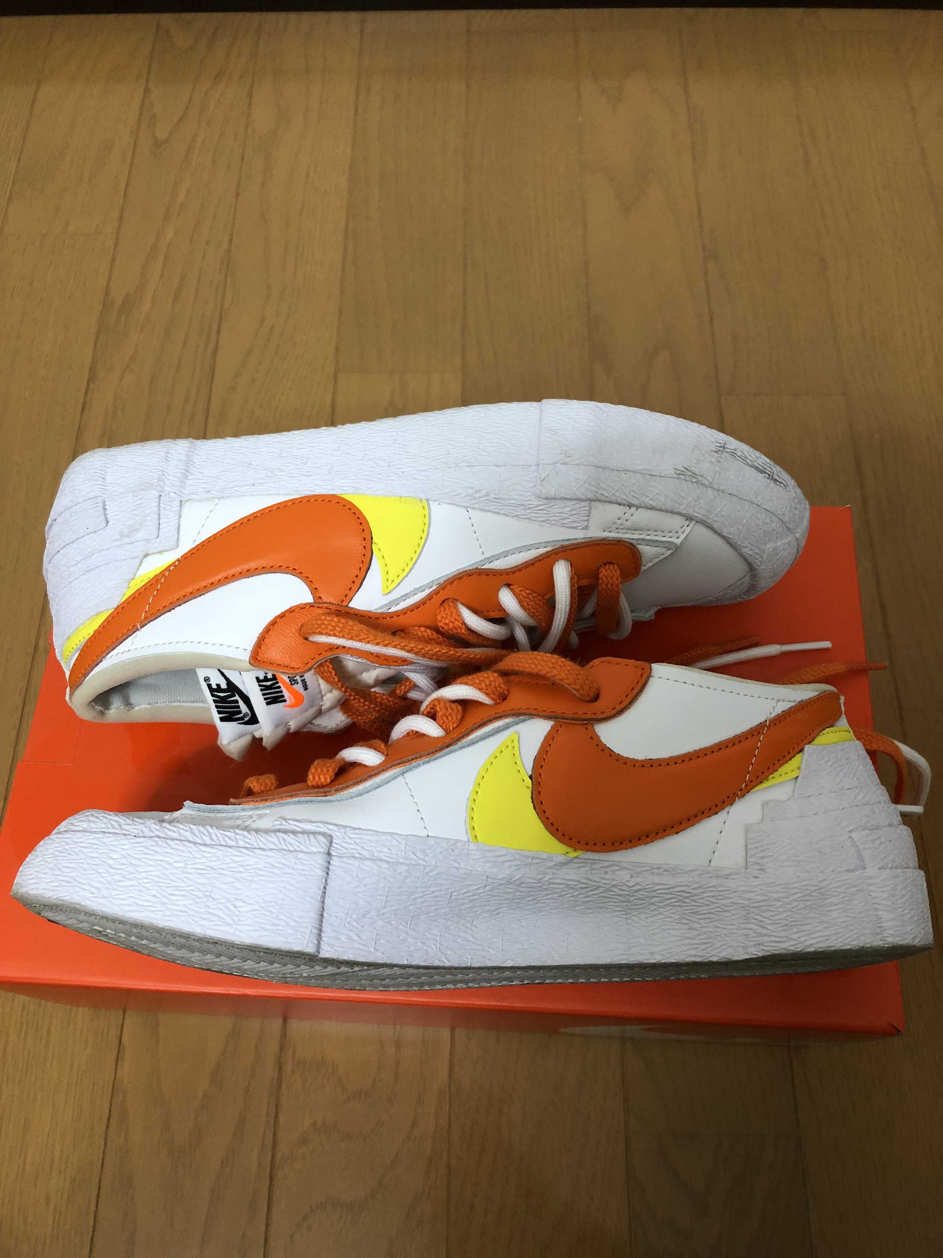 SACAI × NIKE BLAZER LOW "MAGMA ORANGE"