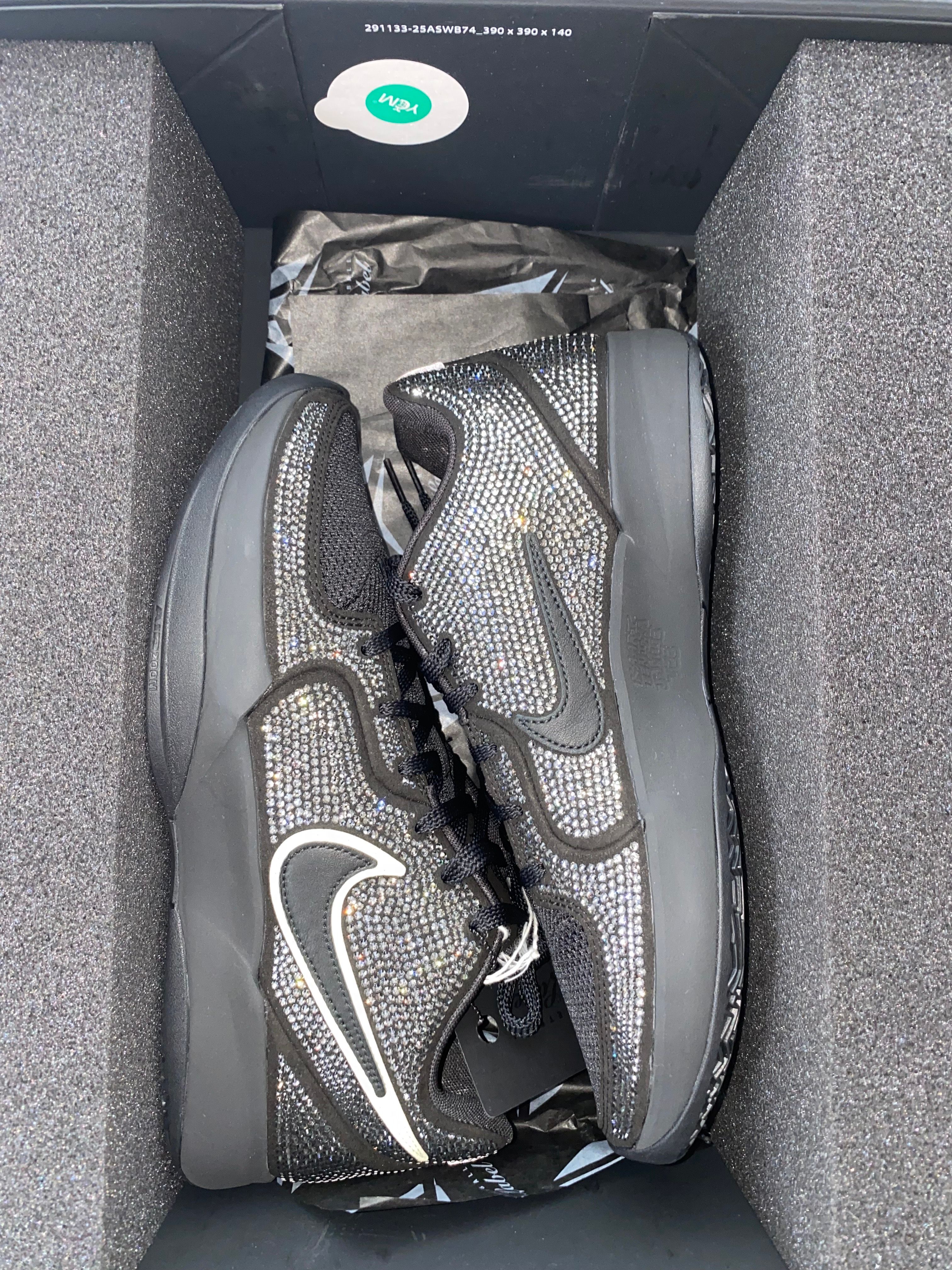 Swarovski × Nike Ja 2 "Black Label" (HV9998-001/HV9999-001)