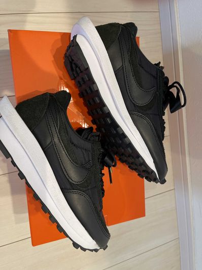 sacai × Nike LDV Waffle "Triple Black"