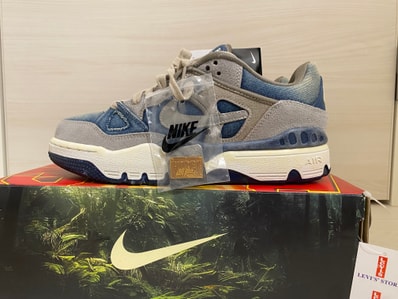 NIGO® × Levi's × Nike Air Force 3 Low SP "Olive Grey" (NIGO Heel Logo) (Levi's Tab)