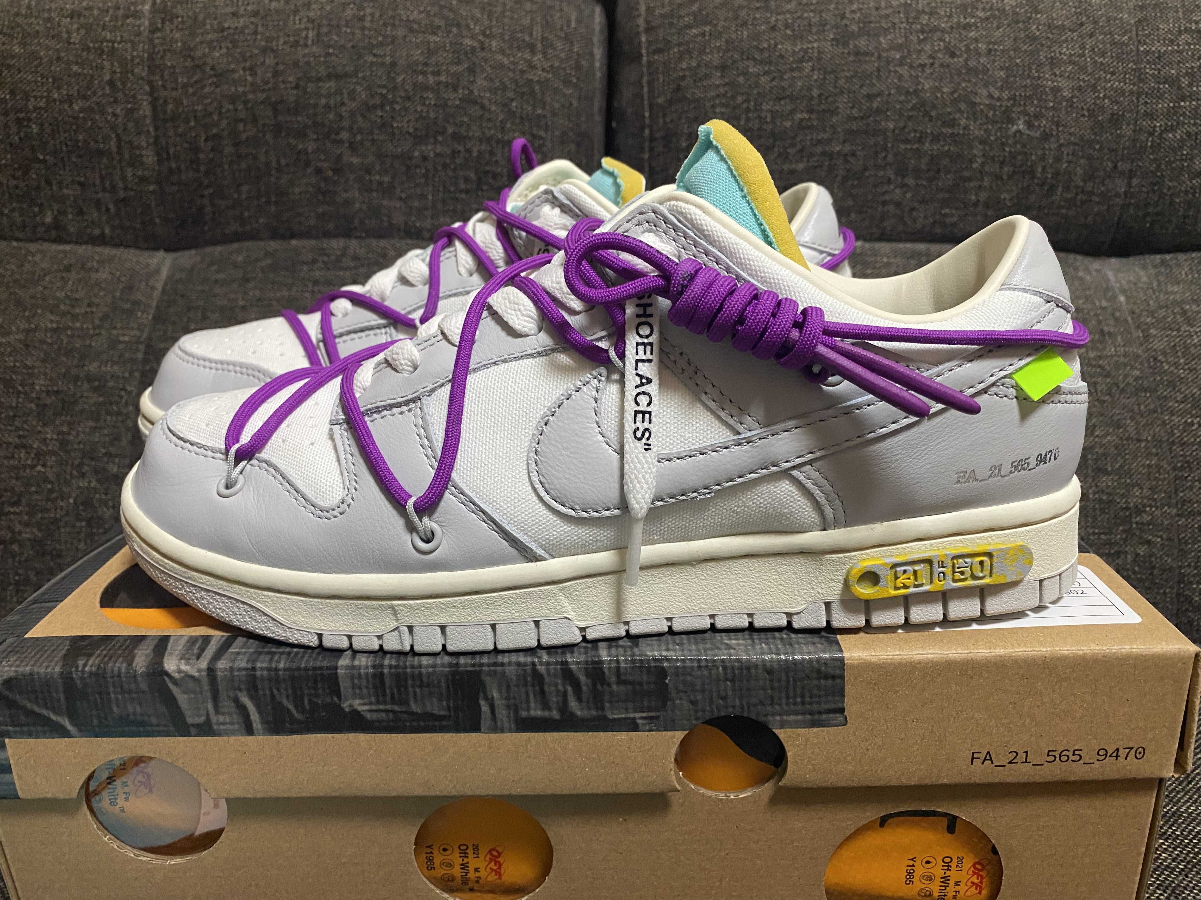 Off-White × Nike Dunk Low 1 of 50 "Lot.21"