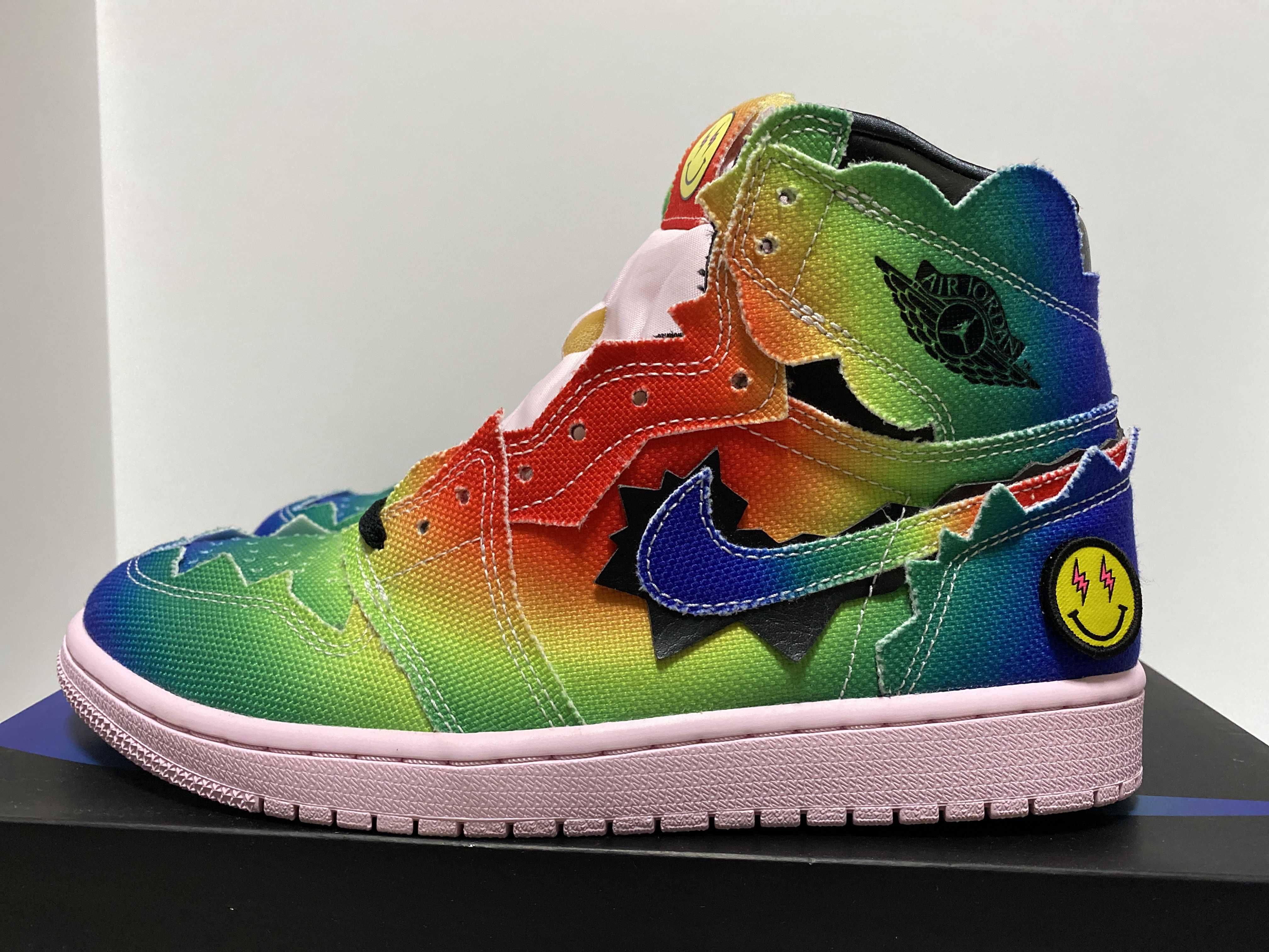 J Balvin × Nike Air Jordan 1 High OG "Rainbow"
