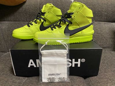 AMBUSH × NIKE DUNK HIGH "FLASH LIME"