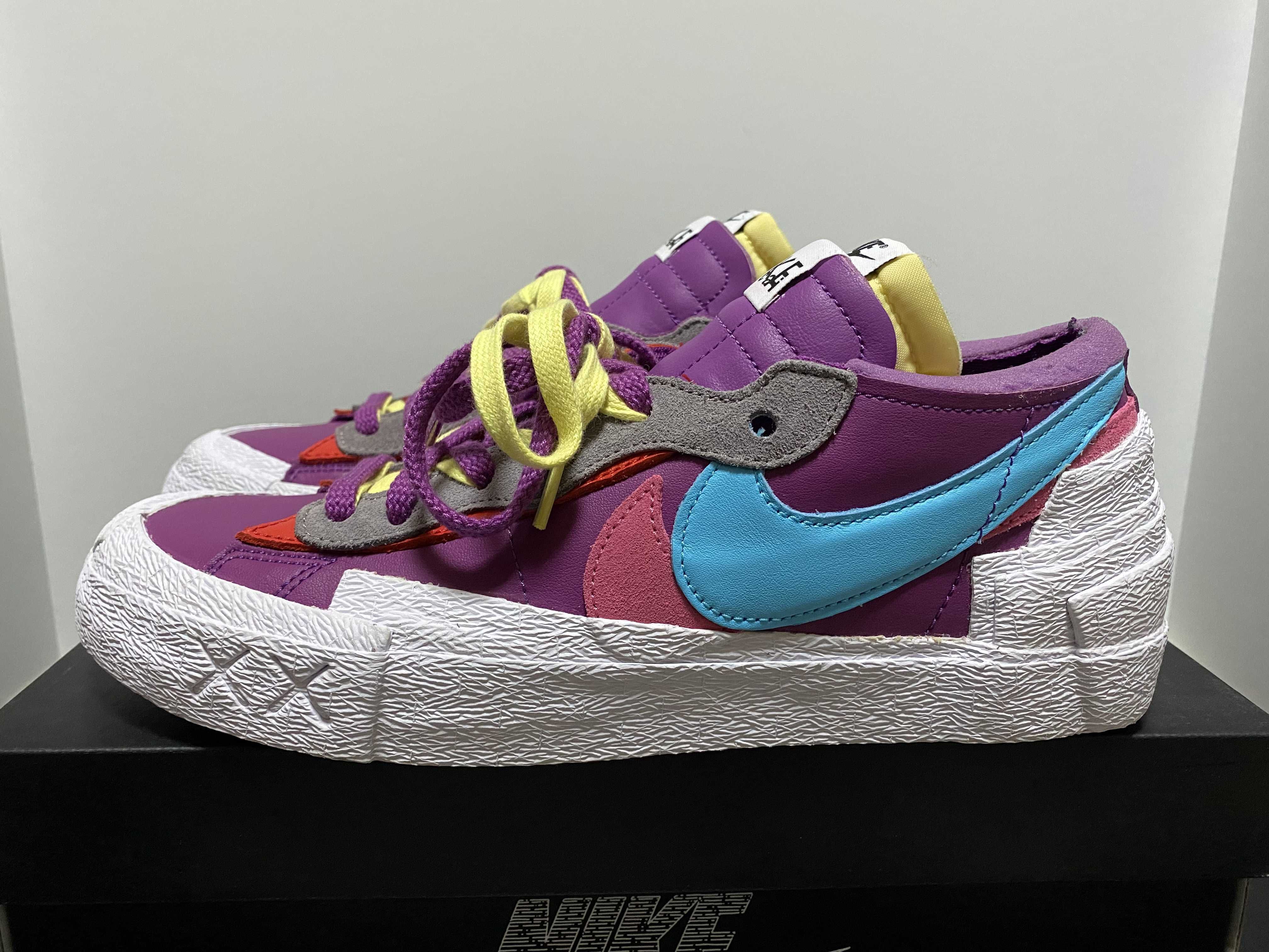 KAWS × sacai × Nike Blazer Low "Purple Dusk"