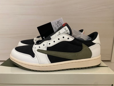 Travis Scott × Nike Women's Air Jordan 1 Low OG "Medium Olive"
