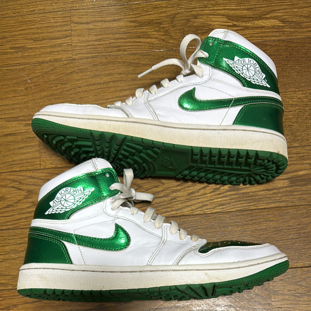 Nike Air Jordan 1 High Golf "Metallic Green"