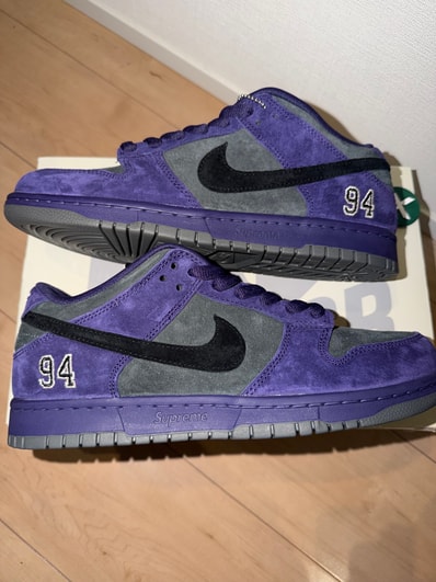 Supreme × Nike SB Dunk Low "Ink" (Europe and the UK Exclusive) (25FW Week2)