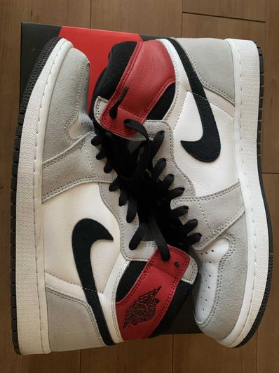 Nike Air Jordan 1 High OG "White/Black/Light Smoke Grey"