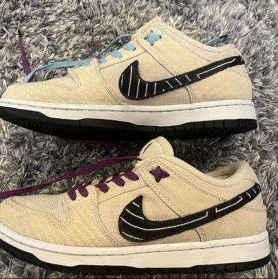 Albino & Preto × Nike SB Dunk Low Pro QS "Pearl White"