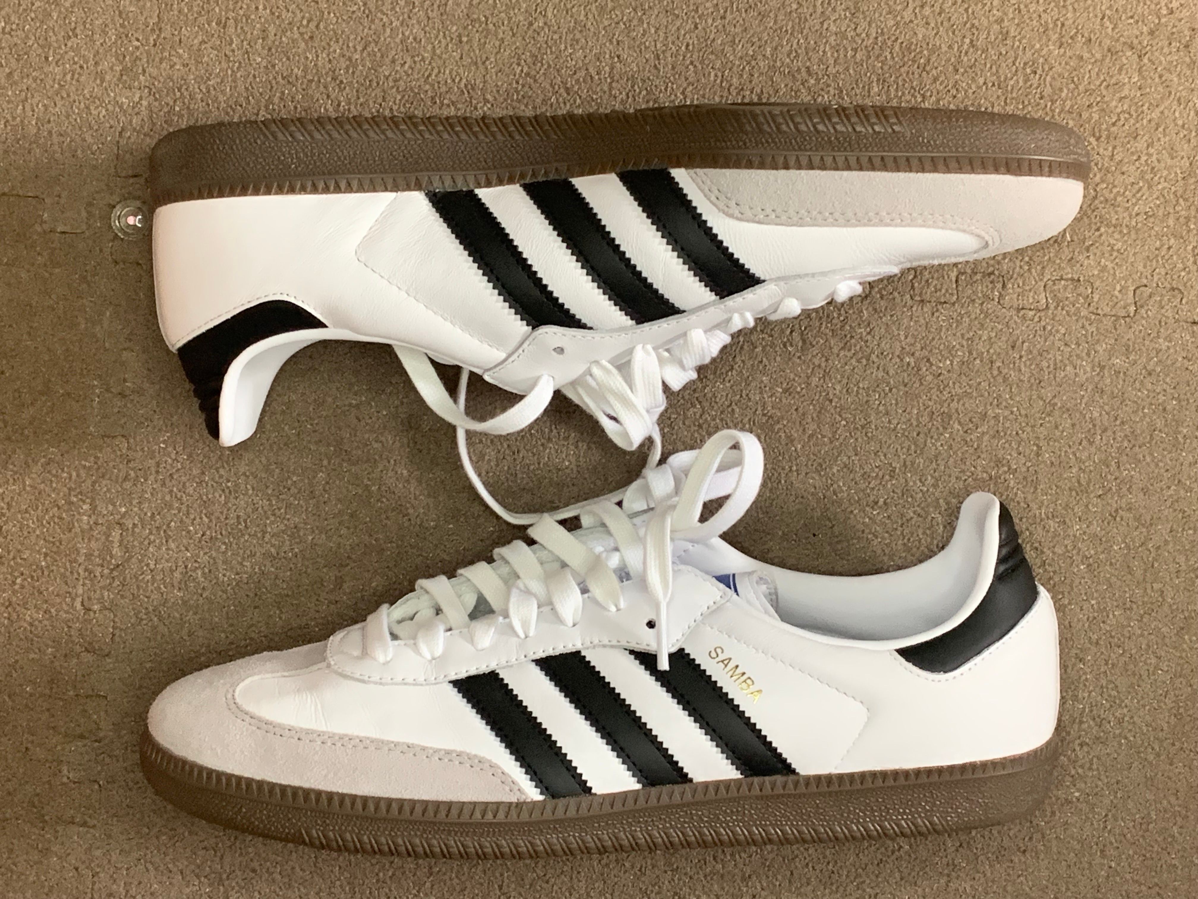 adidas Samba OG "Cloud White/Core Black/Clear Granite"